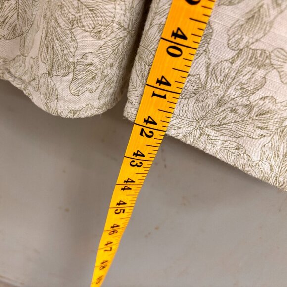 Lucy Paris Lyna Halter Midi Dress Green Floral Smocked Top Lined Size LG Pockets - Picture 11 of 13